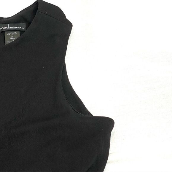 MODA International black sleeveless maxi dress size MP - Picture 15 of 16